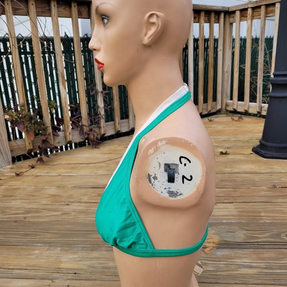 1960s Vintage Bloomingdales Bikini Swim Suit Top - Picture 3 of 8